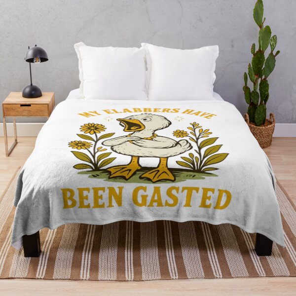 Item preview, My Elabbers Have Been Gasted – Shocked Duck Vintage Tee designed and sold by Williams Anderson.