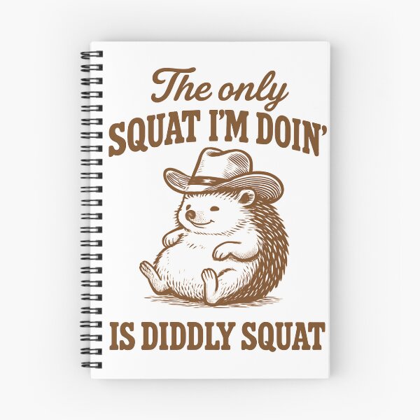 Item preview, The Only Squat I'm Doing Is Diddly Squat - Funny Squat  designed and sold by ZBIFBOUETLA.
