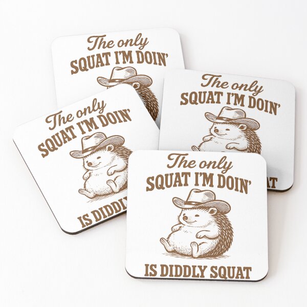 Item preview, The Only Squat I'm Doing Is Diddly Squat - Funny Squat  designed and sold by ZBIFBOUETLA.
