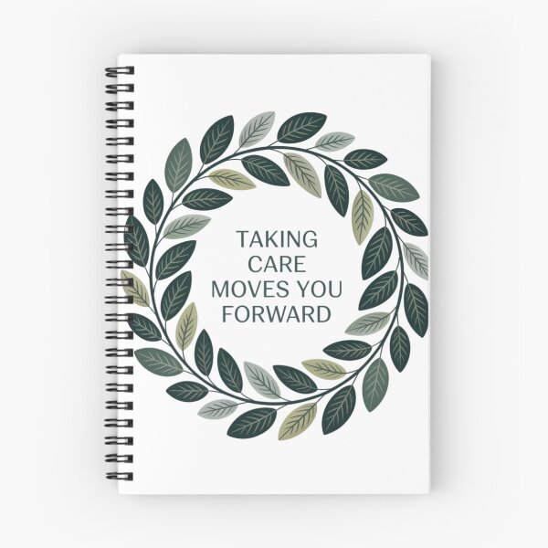 Item preview, Taking Care Moves You Forward Botanical Spiral Art On designed and sold by DesigntshirtWB.