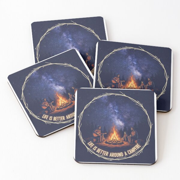 Item preview, Life is Better Around a Campfire designed and sold by BeastandBanshiLLC.