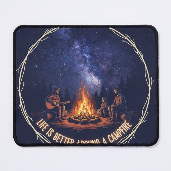 Item preview, Life is Better Around a Campfire designed and sold by BeastandBanshiLLC.
