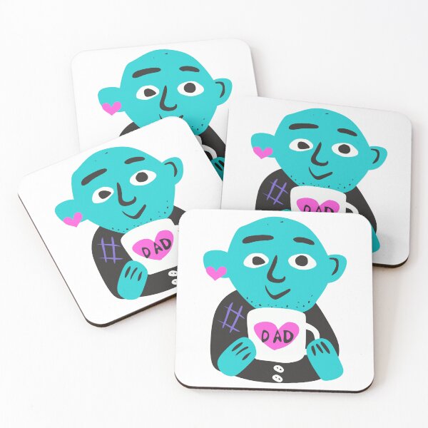 Item preview, Cool Dad with Heart Earring and Dad Mug designed and sold by KoDi91.