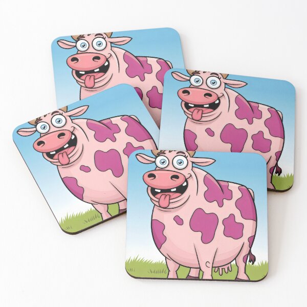 Item preview, Funny cow cartoon. designed and sold by MyHappyArtShop.