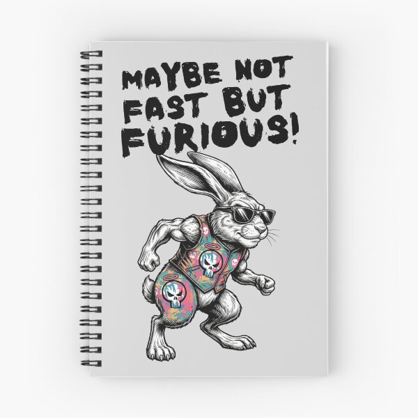 Item preview, Funny Badass Bunny - Not Fast But Furious Design designed and sold by M.Store.