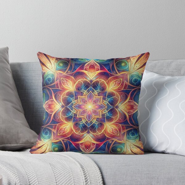 Item preview, Radiant Mandala – Symmetrical Star Bloom designed and sold by Dogandesighn.