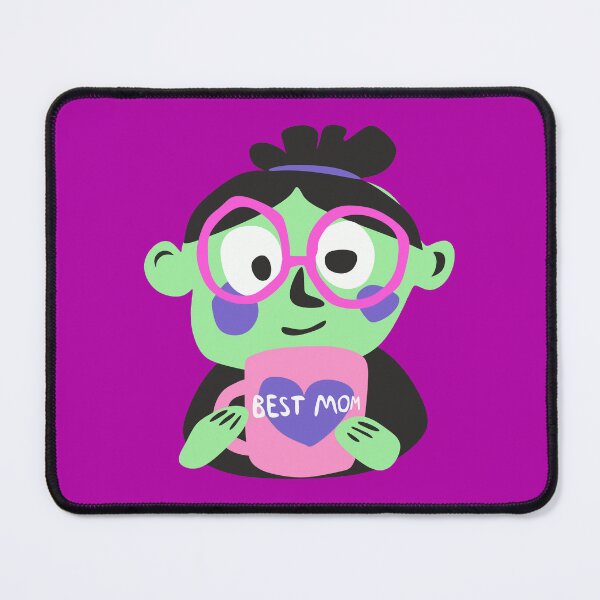 Item preview, Best Mom with Pink Glasses and Green Face designed and sold by KoDi91.