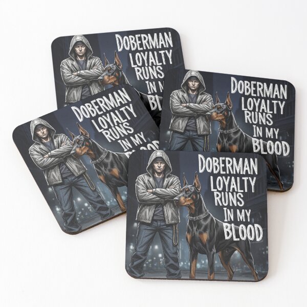 Item preview, Doberman Loyalty Runs In My Blood designed and sold by PetJoyPrintsCO.