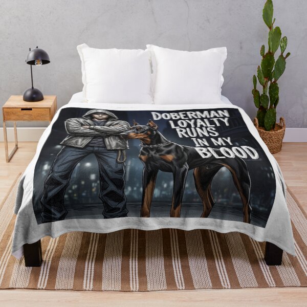 Item preview, Doberman Loyalty Runs In My Blood designed and sold by PetJoyPrintsCO.