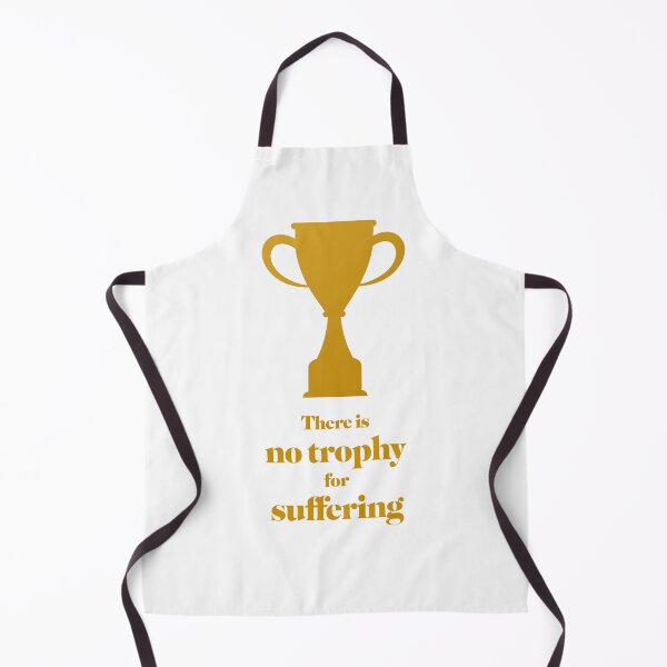 Item preview, There is No Trophy for Suffering - White Background designed and sold by Jelly Turnip.