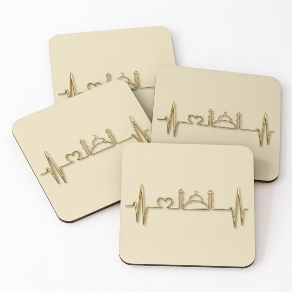 Item preview, Minimalist Mosque Heartbeat (V.2) – Elegant Spiritual Lifeline Collection designed and sold by D-Islamic.