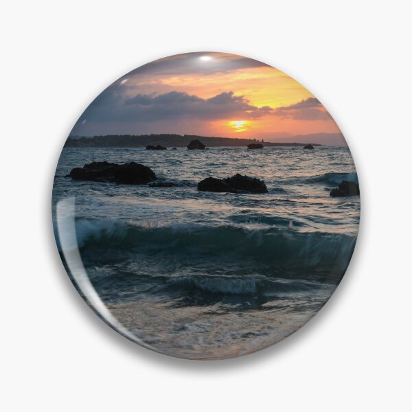 Item preview, Sunset Waves, Chania, Crete designed and sold by Kasia Design.
