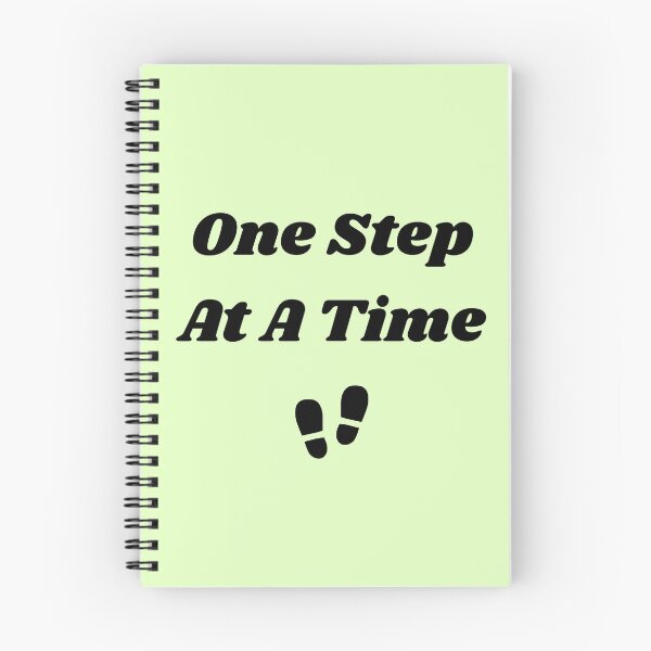 Item preview, One Step At A Time Motivational Quote Design designed and sold by DreamyDesignsByA.