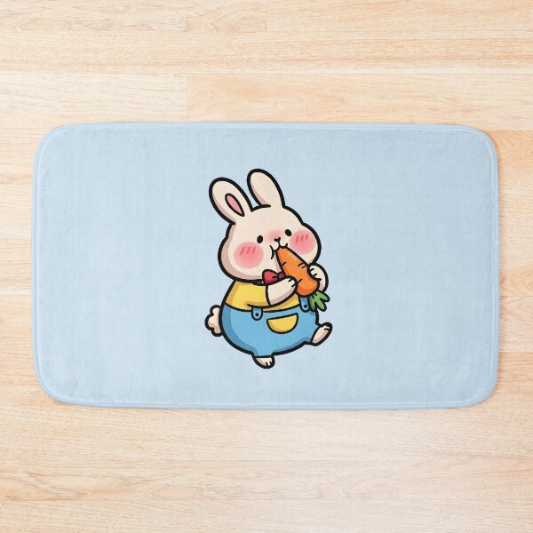 Artikelvorschau, cute bunny eating a carrot entworfen und verkauft von aeaeaeae.