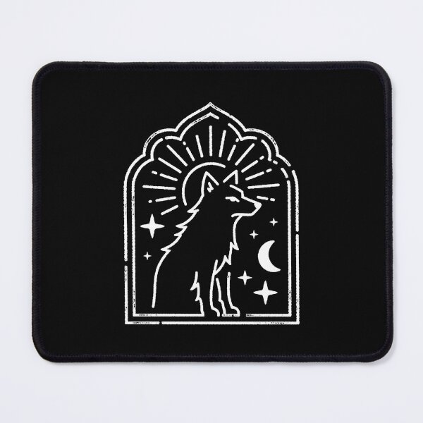 Item preview, Celestial Wolf Stencil Icon designed and sold by SignumShop.
