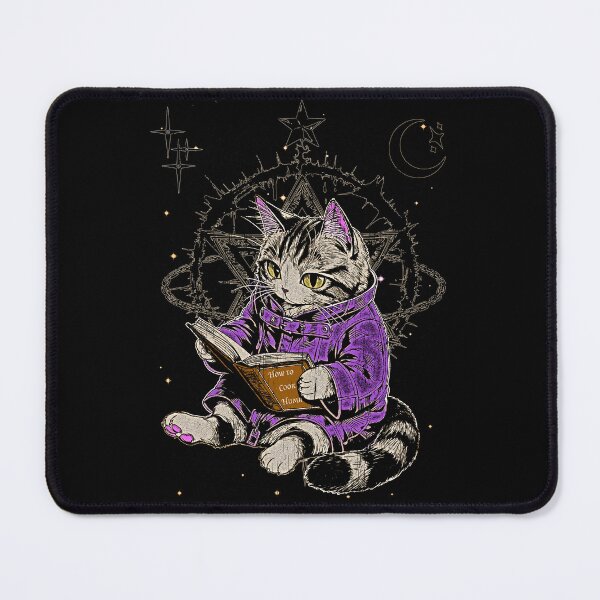 Item preview, How to Cook Humans – Occult Gothic Manga Cat designed and sold by RetroRamenArt.