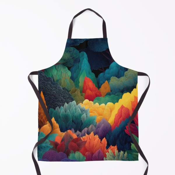 Item preview, Colorful Dream Jungle Landscape designed and sold by LuminousFoundry.