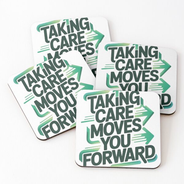Item preview, Taking Care Moves You Forward Green Growth Design designed and sold by DesigntshirtWB.