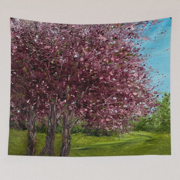 Item preview, Trees in Bloom Beautiful Nature Design designed and sold by Deb Bossert Artworks.