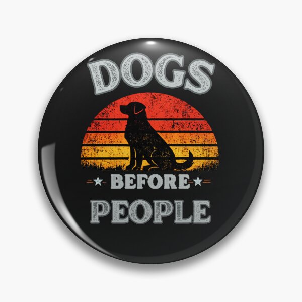 Item preview, Dogs Before People Retro Sunset Dog Lover T-Shirt – Funny Dog Owner Vintage Graphic designed and sold by AdicretorDesign.