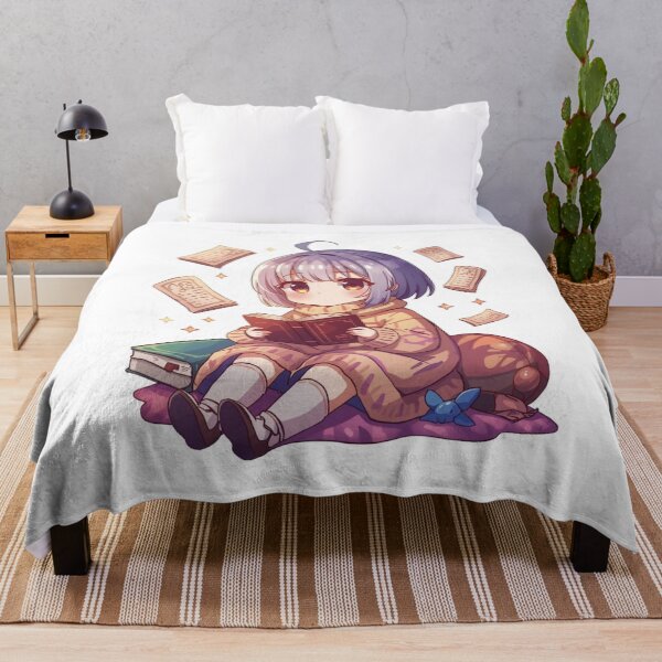Item preview, Anime Girl Reading Magical Fantasy Book designed and sold by Animepopstudio.