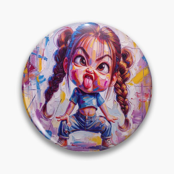 Item preview, Hyper-Detailed 3D Character Design of a Cute Expressive Girl with Braided Pigtails designed and sold by ARTCREATESHOP.