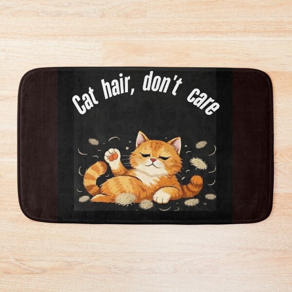 Item preview, Cat Hair Don't Care – Funny Ginger Cat Ilustration designed and sold by HALYNA070824.