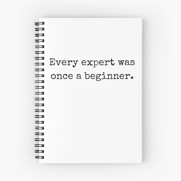 Item preview, Every Expert Was Once a Beginner – Motivational Design designed and sold by BoldTalk.