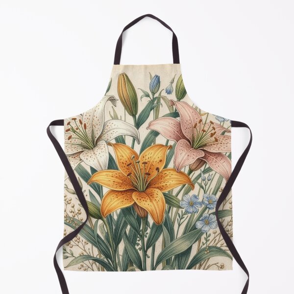 Item preview, Vintage Lily Botanical Illustration designed and sold by Rutvain.