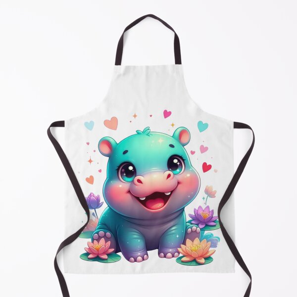 Item preview, Cute Baby Hippo Lotus designed and sold by CoquetteLunaCo.