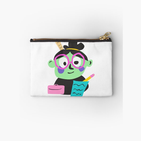 Item preview, Funny Green Teacher with Pink Glasses and Ruler designed and sold by KoDi91.