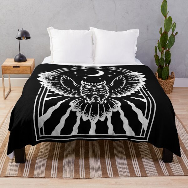 Item preview, Celestial Owl Stencil Emblem designed and sold by SignumShop.