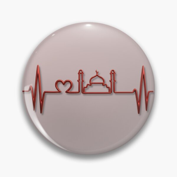 Item preview, Minimalist Mosque Heartbeat (V.4) – Elegant Spiritual Lifeline Collection designed and sold by D-Islamic.