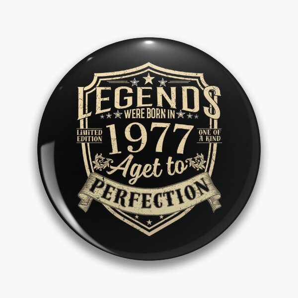 Item preview, Legends Were Born In 1977 Aged To Perfection Vintage Birthday Gift designed and sold by MixedVibes Co..