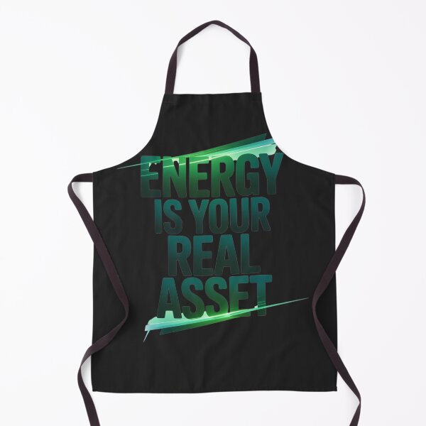 Item preview, Energy Is Your Real Asset Emerald Glow Quote designed and sold by DesigntshirtWB.