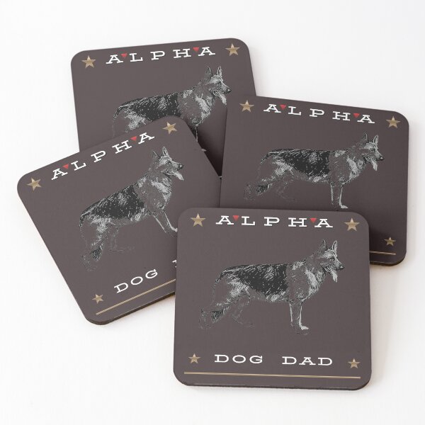 Item preview, Alpha Dog Dad – Cool Dog Dad Shirt designed and sold by InkWaveX.