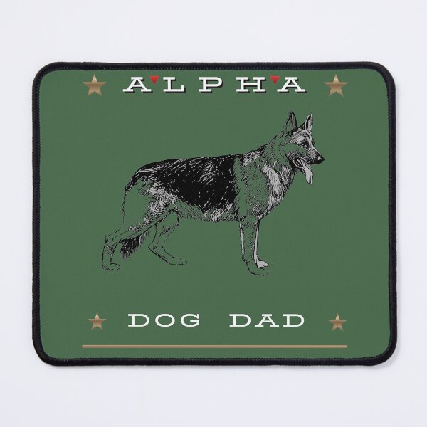 Item preview, Alpha Dog Dad – Cool Dog Dad Shirt designed and sold by InkWaveX.