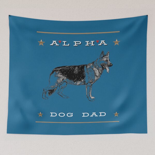 Item preview, Alpha Dog Dad – Cool Dog Dad Shirt designed and sold by InkWaveX.