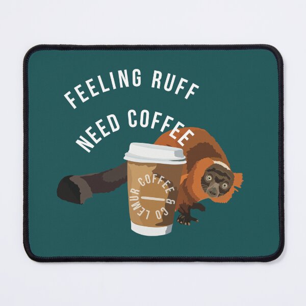 Item preview, Red Ruffed Lemur, Coffee designed and sold by PrettylittlepastelUk.