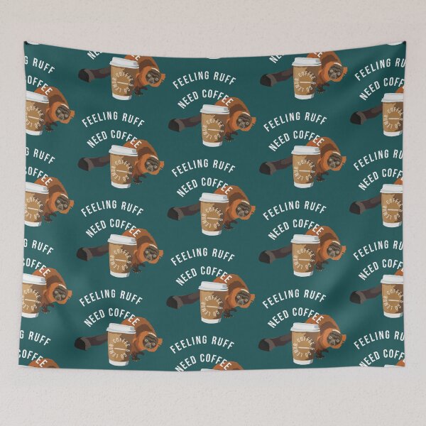 Item preview, Red Ruffed Lemur, Coffee designed and sold by PrettylittlepastelUk.