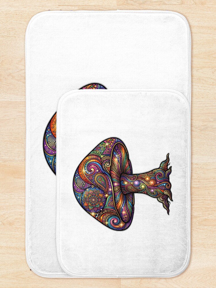 Thumbnail 5 of 6, Bath Mat, Cosmic Connection designed and sold by Legvan.