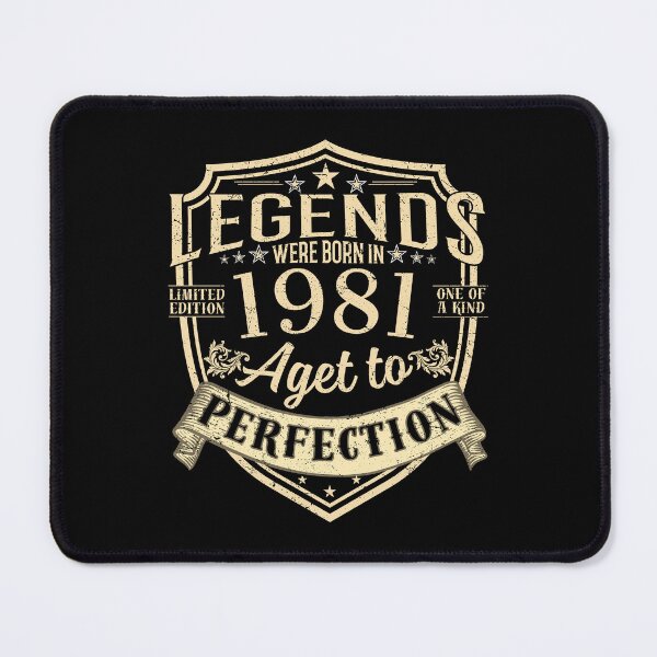 Item preview, Legends Were Born In 1981 Aged To Perfection Vintage Birthday Gift designed and sold by MixedVibes Co..