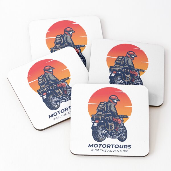 Item preview, MotorTours - Ride The Adventure - Vintage Biker Illustration designed and sold by Almasarij.