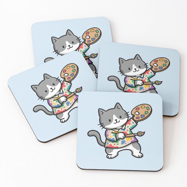 Artikelvorschau, cute cat painting entworfen und verkauft von aeaeaeae.