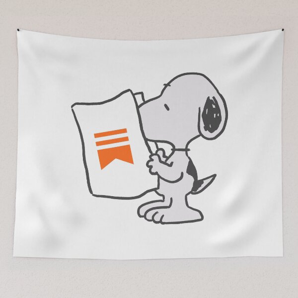 Item preview, snoopy loves reading substack designed and sold by liveawhimsylife.