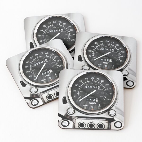 Item preview, 1997 Vintage Motorcycle Dashboard designed and sold by WHBPhotoArt.