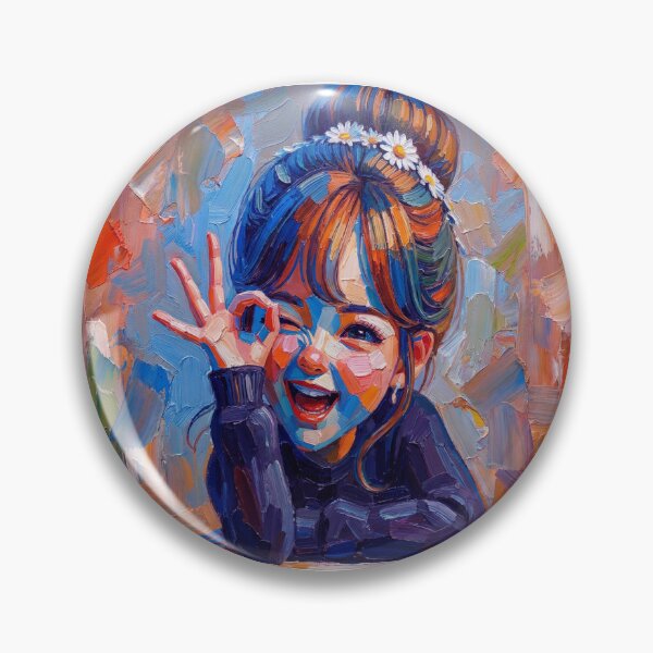 Item preview, Joyful Artist Girl Painting Wall Art Colorful Creative Space Inspiration Decor designed and sold by ARTCREATESHOP.