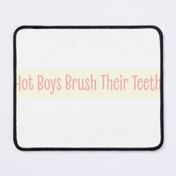 Item preview, Hot Boys Brush Their Teeth designed and sold by bouncing betty art.