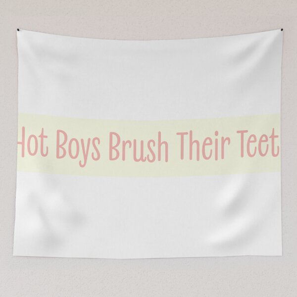 Item preview, Hot Boys Brush Their Teeth designed and sold by bouncing betty art.