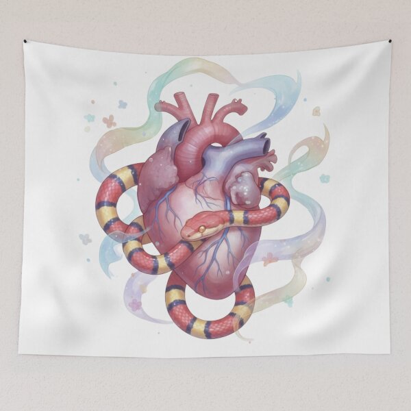 Item preview, Heart and Snake, Corazón y Serpiente, Cœur et Serpent, Cuore e Serpente, Herz  designed and sold by Edu-Mendonca.